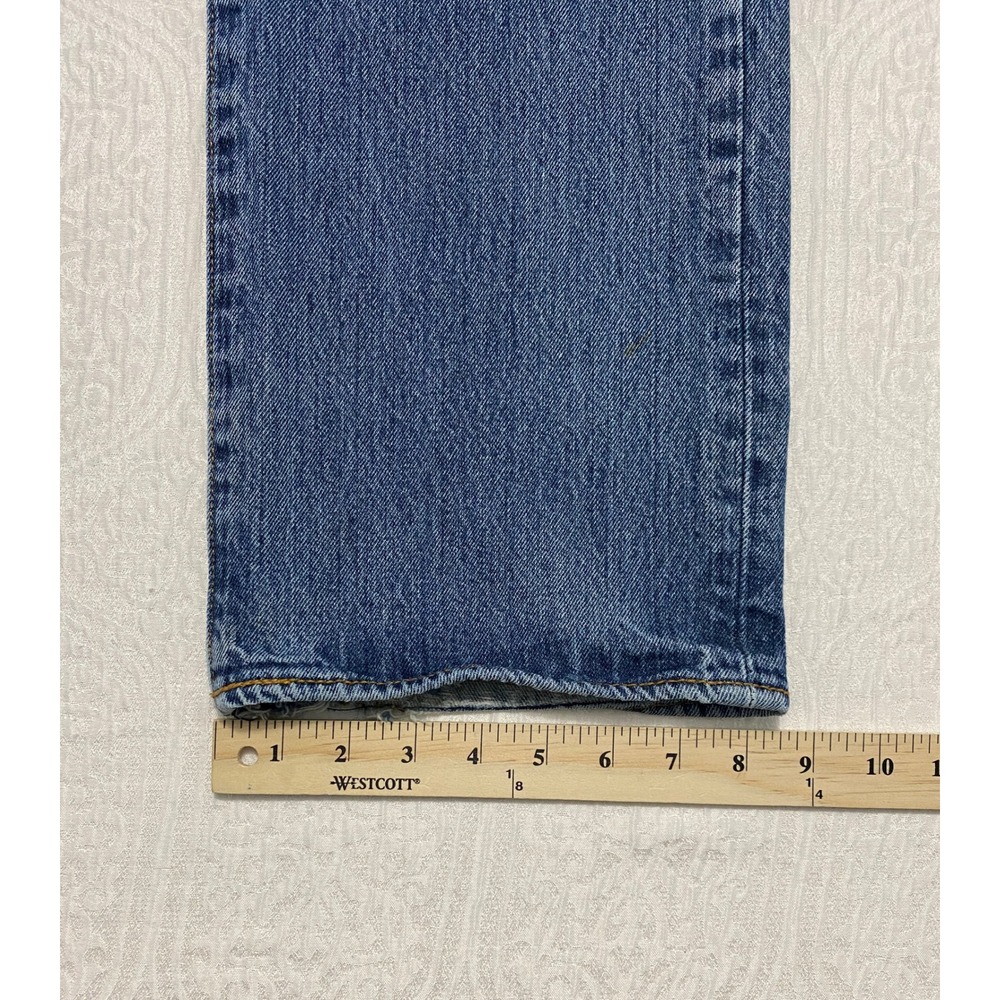 Levis 501 Original Fit Mens Jeans Size 38x30 Blue Denim Button fly Vintage Style - Picture 12 of 12